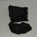 Viottiset Women's Ruched High Cut One Piece Swimsuit Tummy Control Bathing Suit Monokini (Large, Black)