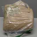 Jute Rope Laundry Hamper Basket by YOUDENOVA, 58L Tall Laundry Basket, Baby Nursery Hamper for Blanket Storage for Bedroom-Large-Jute