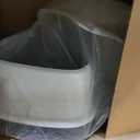 Arm & Hammer Rimmed Cat Litter Box with High Sides and Microban, Made in USA