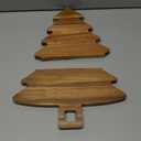 Unique Christmas Tree Charcuterie Boards Gifts Decor Acacia Wood Cutting Boards Christmas Tree Vegetable Platters Wooden Xmas Cheese Board Presents Festive Veggie Trays Xmas Fruit Appetizer Platter