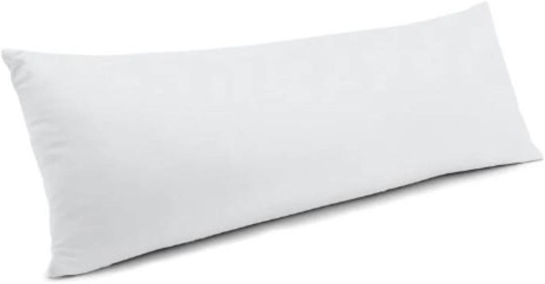MoonRest Premium Lumbar Polyester 100% Cotton Fabric Filled with 100% Pure Virgin Synthetic Fiberfill Decorative Throw Pillow Insert Stuffer Form for Sofa Couch Cushion Bedroom 14x36