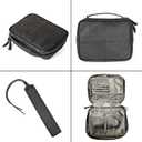 ELIZO Full Grain Italian Leather Bible Cover - Soft Zippered Carrying Case for Men & Women, Church Bag, Book Holder, Religious Gift (Black, XL)