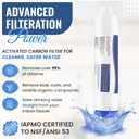 Water Filtration Kit with Indoor Faucet Adapter Filter & Fill 5-Gallon Jugs from Any Standard Indoor Faucets with Removable Aerators | Reduces Chlorine, Lead, Cysts & VOCs