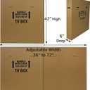 uBoxes TV Moving Box (TV Moving Box - 1 Pack)