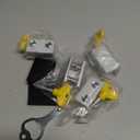 Window Locks, 4 Sets Sliding Security Window Lock with Key for Vertical & Horizontal Sliding Windows & Sliding Doors, Adjustable Window Locks Security Window Stoppers for Patio Bedroom Home and Office