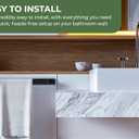 Saffron & Sage Towel Racks for Bathroom Wall Mounted, 17 inch Heavy Duty Bathroom Towel Rack Wall Mounted, Stainless Steel Bathroom Towel Holder for Bathroom Wall, Easy to Installation, Brushed Steel