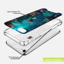 ZHONGWEI Clear Phone Case Compatible with iPhone SE/7/8 with Mermaid-AB0 - Sleek Protection with Style and Durability for Any Smartphone Model.