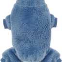 Idepet Velvet Dog Pajamas, Turtleneck Pet Sweater Fuzzy Plush Onesie Soft Cat Apparel Pet Clothes Winter Outfit Doggy Pjs Puppy Jumpsuit for Small Dogs Cats (Blue,S)