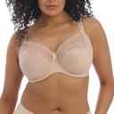 Women's Morgan Banded Comfort & Support. Three-Section Cup, Side Frame, Stretch Lace. Solid Color Dd+ Bras 50H