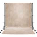 Haboke Abstract Professional Photography Backdrop for Portrait Photo Props Booth Background Photoshoot Studio with Polyester Fabric Roller Pocket on Top (6x8ft,Light Beige,No Stand)