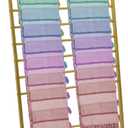 Scarf Organizer, Scarf Display Stand, 10 Tier Metal Scarf Holder Organizer, Floor-standing Scarf Rack for Commercial or Home, Hijab Stand RackTies Belt Pants Hanging Rack