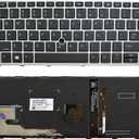 Laptop Replacement US Layout with Pointer and backlightt Keyboard for HP EliteBook 730 G5 735 G5 830 G5 836 G5 735 G6 830 G6 836 G6 P/N: L13697-001 6037B0135401