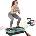 Vibration Plate Exercise Machine Fitness Platform Body Vibrating Board
Curved Design 200W Powerful Oscillating 120 Level Shake Plate for Lymphatic Drainage Recovery Whole Body Toning With Handles