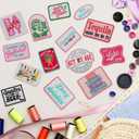 14pcs Iron on Patches, Trucker Hat Patches, Vintage Heat Press Hats Patch, Bright Colors, Easy Ironing for DIY Decal Accessories on Jeans, Jackets, Bags, Hats, Dresses, Shoes