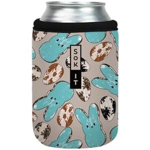 Sok It CanSok Sleeve for Beer & Soda Insulated Neoprene Cover (Hanging With My Peeps, 12oz Can Sleeve)