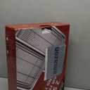 Air Fryer Basket for Oven, 2 Set Air Fryer Basket and Tray Set with 60 Sheets Parchment Papers,THORSES Stainless Steel NonStick Air Fryer Pan and Crisper Tray-Black Large15.711.6 & Medium12.8"8.9"