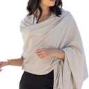 Amazon.com: zestt Dreamsoft Travel Scarf, Wrap and Shawl, Organic Cotton, Birch : Clothing, Shoes & Jewelry