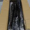 Over the Door Pantry Organizer 3 Tier Hanging Basket Back Door Storage Rack Shelf Metal Over the Door Shelves with 3 Baskets and 5 Hooks for Bathroom Kitchen Pantry Bedroom, Black