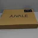 Juvale Bamboo Silverware Organizer for Drawer, Kitchen, 6 Slot Utensil Tray (Black, 17 x 11.75 x 1.75 In)