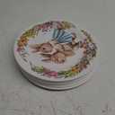 8 Pcs Easter Bunny Salad Plates 8 Inch Dessert Assorted Designs Multicolored Ceramic-like Plates Bunny Dinnerware for Easter Gift, Salad, Appetizer