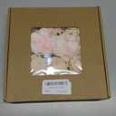 YYHUAWU Artificial Flowers Combo Box Set Gradient Color Flower Leaf with Stems for DIY Wedding Bouquets Centerpieces Baby Shower Party Home Decorations Nude Color