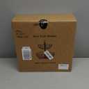 Rice rat Fruit Stand Vegetables Basket Counter Top Fruit Basket Bowl Storage for Kitchen Home Metal Cast Iron (2 TierBlack)