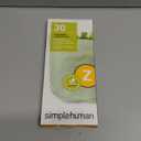 simplehuman Code Z 30 Count, Genuine Custom Fit Liner, Compostable Trash Bags in Dispenser Packs