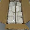 Divided Snack Serving Tray with Lid and Handle Travel Snackle Charcuterie Container Portable Storage Organizer for Candy, Fruits, Nuts, Snacks, Party, Picnic 2 Packs, White