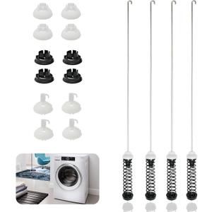 𝒖𝒑𝒈𝒓𝒂𝒅𝒆𝒅 W11400156 W11187091 Suspension Rod, Washing Machine Suspension Rod (4PCS), for Whirlpool WTW7120HW0 WTW8127LC0 WTW500CMW0 WTW6150PW0 & for Maytag MVW7230HW0 MVW7232HW0