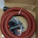 Klabb 10 Feet Dust Collection Hose Kit for Home and Shop Vacuums System with 6 Adapters of Woodworking Power Tool and Sander, Compatible with Multi-Brands Power Tool Adapter Set for Dust Collection