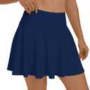 CZRLHYT Skorts Skirts for Women High Waisted Skort for Workout Athletic Activewear Skorts with Pockets (M)