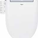 Higet Heated Bidet Toilet Seat, Electric, Elongated, Side Control Panel