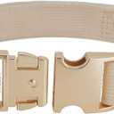 Soft Corduroy Dog Collar and Leash Set Adjustable Durable Wedding Dog Collars with Metal Buckle and Lead for Medium Dogs,Beige