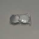 4 PCS Wheel Center Caps, Snap-in Wheel Rim Hub Caps, OD 60MM/2.36In ID 56MM/2.2In Modified Car Rim Cover Replacements, Universal Vehicle Center Cap Accessories (Silver)