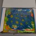 Water Doodle Mat, 40 x 32 Inch Mess Free Drawing Mat, Educational Toy for 3 4 5 6 7 8 Years Old Boys Girls, Neon Color Mat Doodle Board Writing Drawing Toys Holiday Christmas Birthday Gifts