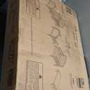 Dream On Me Portland 3-in-1 Convertible Toddler Bed with Guard Rails in White, Baby Safety Alliance & Greenguard Gold Certified, Transforms into 2 Chairs & Table, Low-to-Floor Design