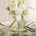Ling's moment Flowers 25pcs 2.7" Fake Gardenia White Artificial Flowers with Stem, Fake Flowers for DIY Wedding Decorations Centerpieces Bouquets BoutonnieresFlores Artificiales para Decoracion