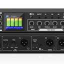 LX9 Professional KTV Digital Pre-stage Effector Anti-howling Audio Processor Echo USB MP3 Bluetooth Optical,5 Mic Inpout For Household Reverberator Karaoke,Stage,Church, Performance