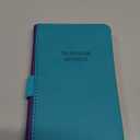 Skyline Address Book  Mini Telephone Contact Book with Password Log for Purse  Small Phone Number Book for Women & Men  Pocket Size, 3.5x6.2, Hardcover (Turquoise)