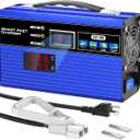 30A 24V Forklift Battery Charger,24 Volt Battery Charger with LCD Display, Smart Battery Trickle Charger for Electric Pallet Jack, Golf Cart and Floor Scrubber