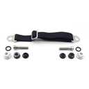 OTOM Rear Adjustable Rescue Strap Pull Strap Rope for Motorcycle Dirt Bike CRF YZF YZFX WR RMZ C2 (Black)