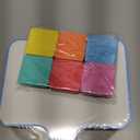 6 Pack Small Dry Erase Whiteboard- 10''X 8'' Dry Erase Paddles with Handle Double-Sided Mini White Board with 6 Colorful Erasers for Home Classroom and Office Writing Board