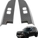 Tail Light Cover Anti-Scratch Guard Protection Cover Replacement for Land Rover Defender 90 110 130 2020-2025 Decoration Armor Trim Exterior Accessories ABS Matte Black