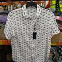 M MAELREG Mens Button Down Short Sleeve Shirt Casual Tropical Floral Printed Stylish Dry Fit Mens Hawaiian Shir L