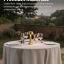 PUSU Cordless LED Gold Small Table Lamps Set of 2, Portable Rechargeable 4000mAh Battery Operated Desk Lamp, 3 Color Stepless Dimming for Kids, Restaurant, Bedside, Outdoor, Bar, Night Light, Gift