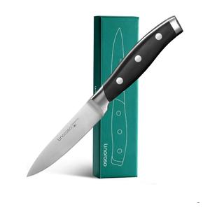 linoroso 3.5 Inch Paring Knife, Sharp Forged German Stainless Steel Kitchen Knife, Full Tang Small Fruit Knife with Ergonomic Handle, Premium Classic Series with Elegant Gift Box