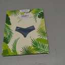 Annbon Women's High Cut Bikini Bottoms Mid Rise Tankini Swimsuit Bottom (Green, L)