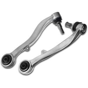 A-Premium 2 x Front Rearward Lower Control Arm, with Ball Joint & Bushing, Compatible with BMW - 2002-2010 - 745i 745Li 750i 750Li 760i 760Li & 645Ci 650i & M6 & Alpina B7