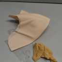 Syhood 2 Pieces Halloween Bald Cap Makeup Latex Bald Head Wig Caps Cosplay Costume for Adults(Beige,Large)