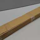 Tension Curtain Rod 51-126 Inch, Long Curtain Rod No Drilling for Window or Bathroom, Outdoor Curtain Rods for Patio Tension Rods, Easy to Install, Never Rust, Rod Diameter 1.26 Inches - Black